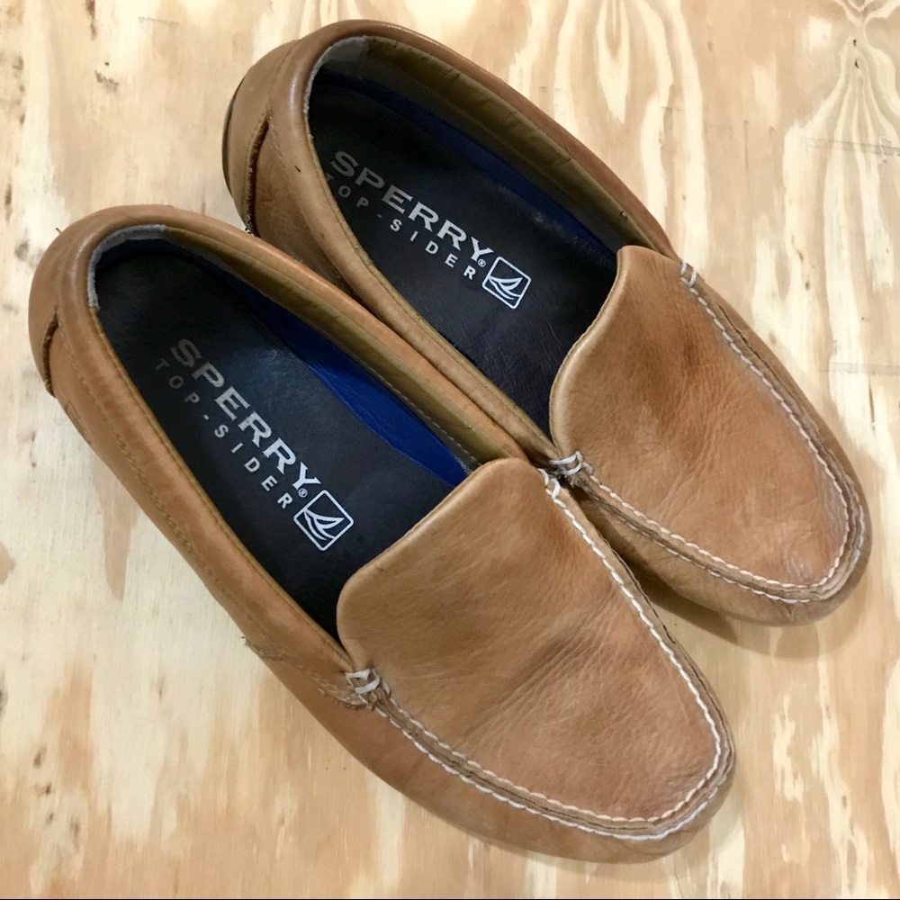 Leather Sperry Top-Siders 🤩 NEARLY NEW